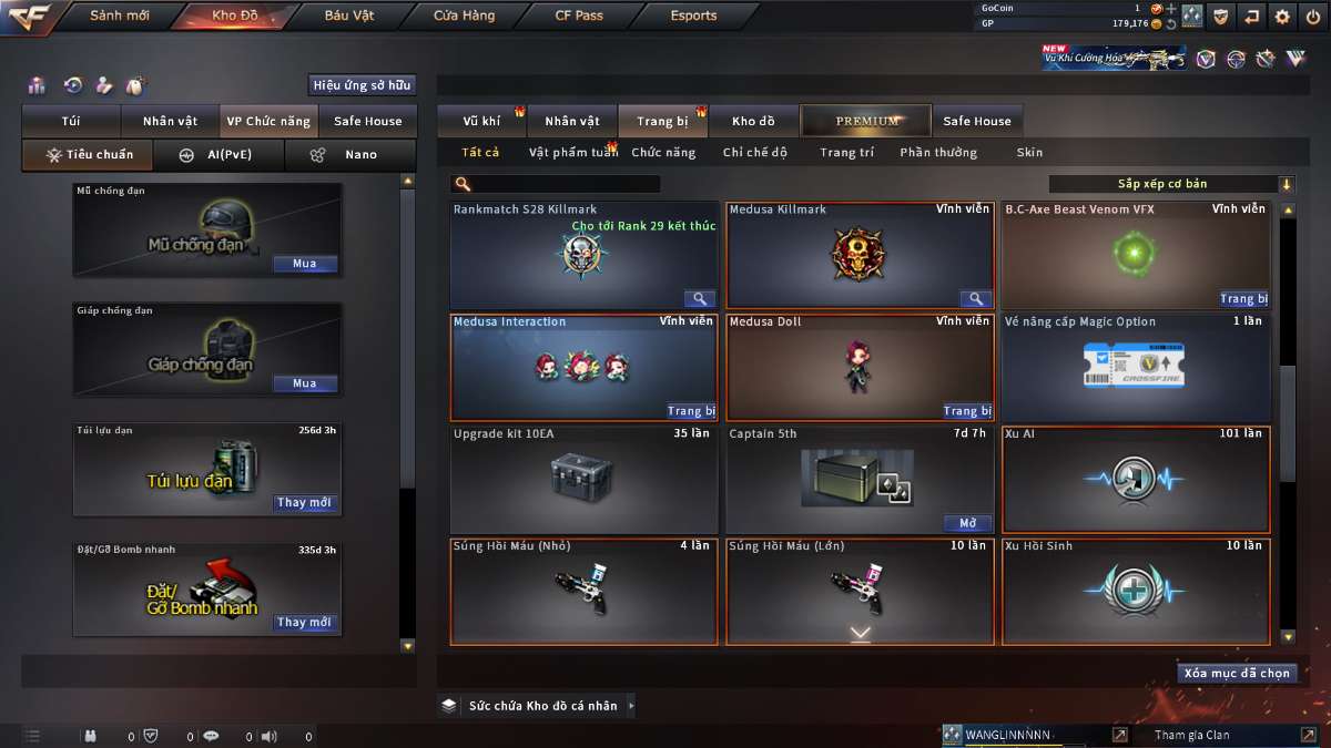 shop acc cf uy tin gia re